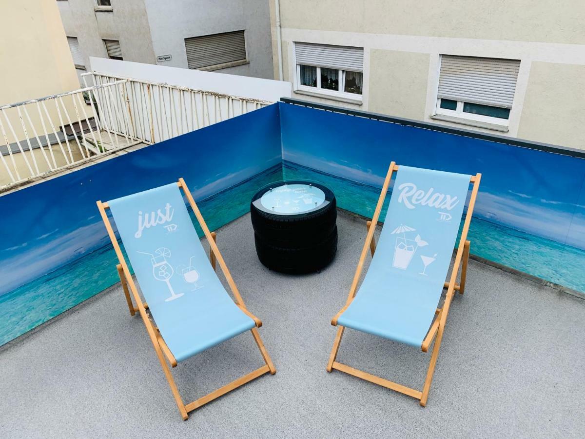 Апартаменты Schoenes Terrasse 2p. Stadtnah Wlan *